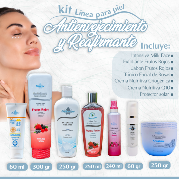KIT LÍNEA ANTIENVEJECIMIENTO REAFIRMANTE
